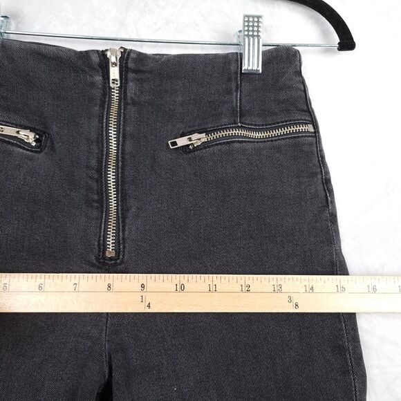 REFORMATION Jeans Womens 24 Black High Waist Skinny Stretch Niki Jean 24x29 - Picture 9 of 16